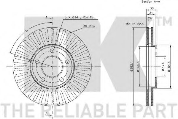 Disc frana 3