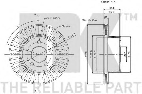 Disc frana 3