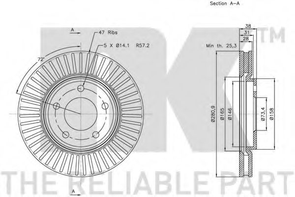 Disc frana 3
