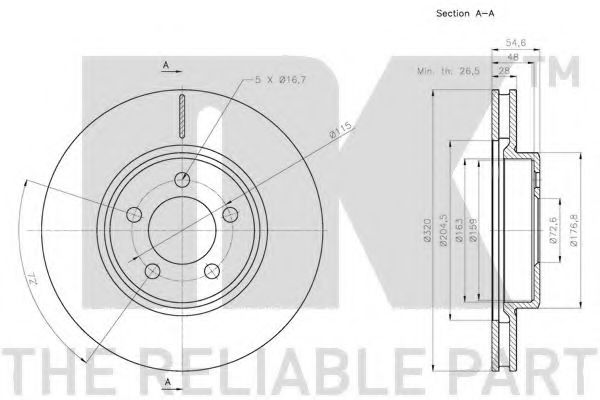 Disc frana 3