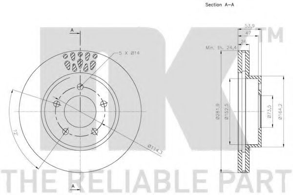 Disc frana 3