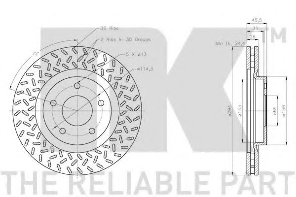 Disc frana 3