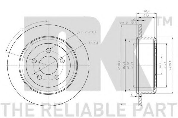 Disc frana 3