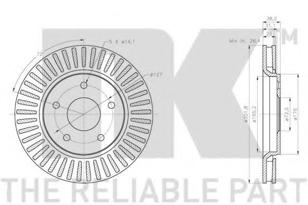 Disc frana 3