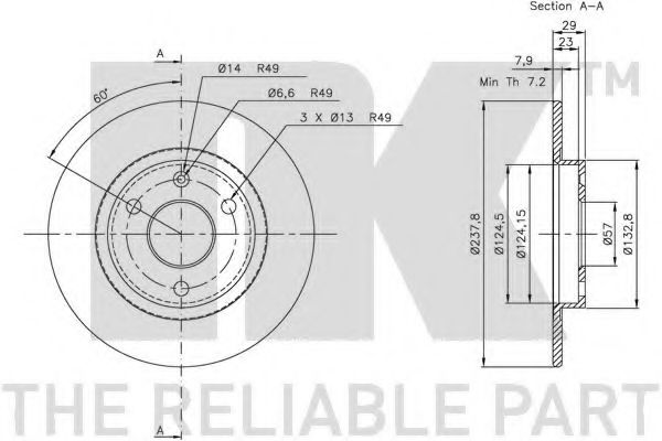 Disc frana 3