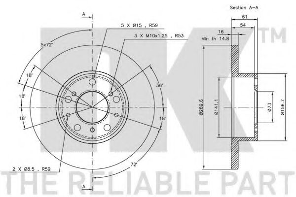 Disc frana 2