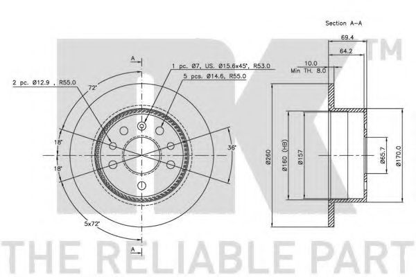 Disc frana 3