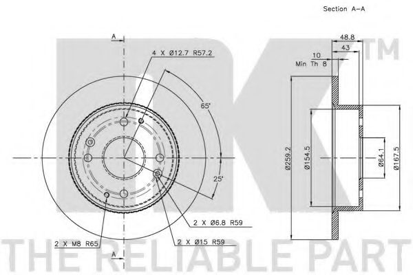 Disc frana 3