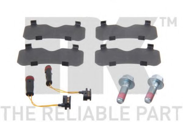 set placute frana,frana disc 2