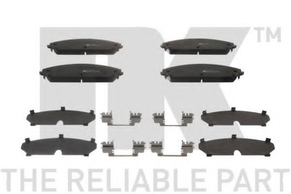 set placute frana,frana disc 2