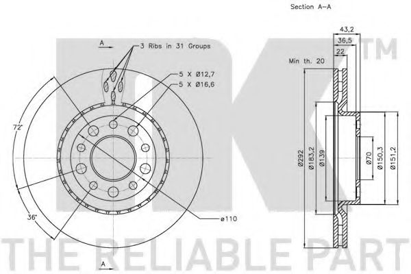 Disc frana 3