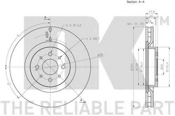 Disc frana 3