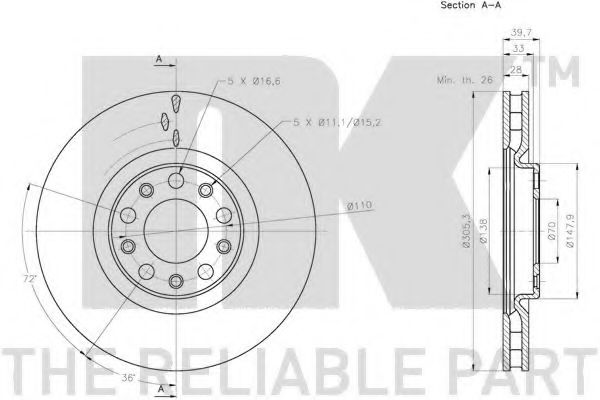 Disc frana 2