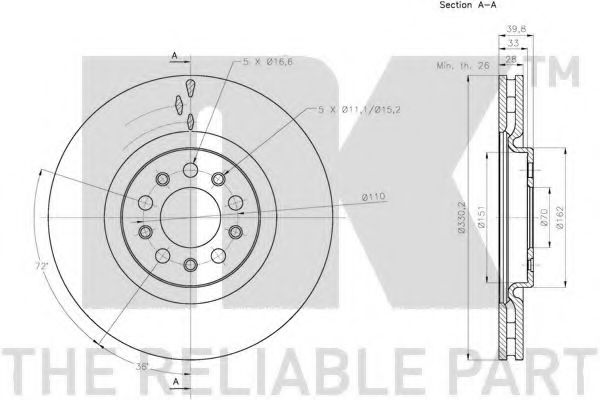 Disc frana 3