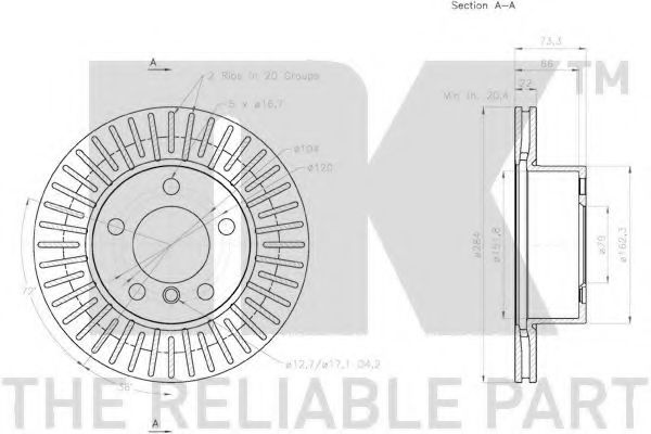 Disc frana 3