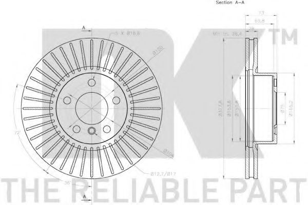 Disc frana 3