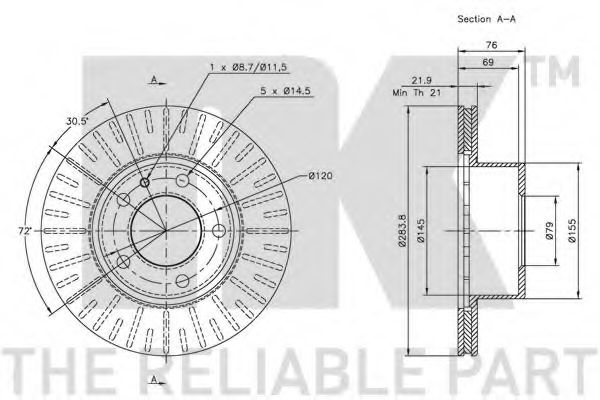 Disc frana 2