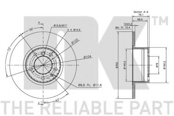 Disc frana 3