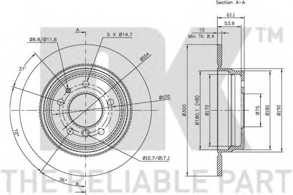 Disc frana 3