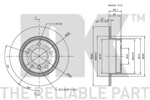 Disc frana 3
