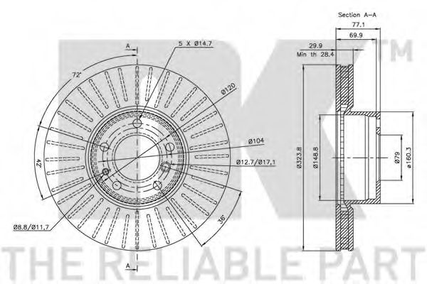 Disc frana 3