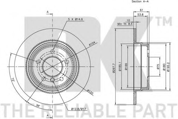 Disc frana 3