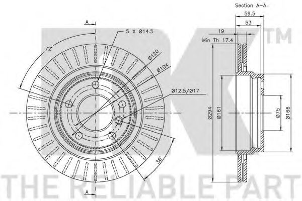 Disc frana 3