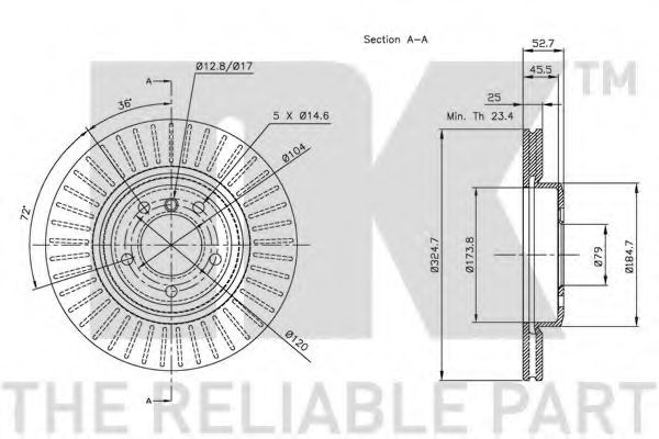 Disc frana 3