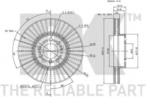 Disc frana 3