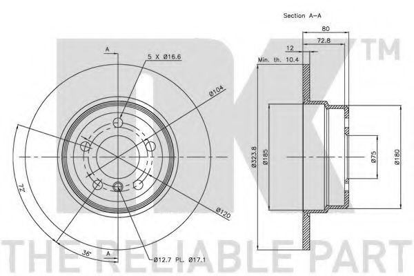 Disc frana 3