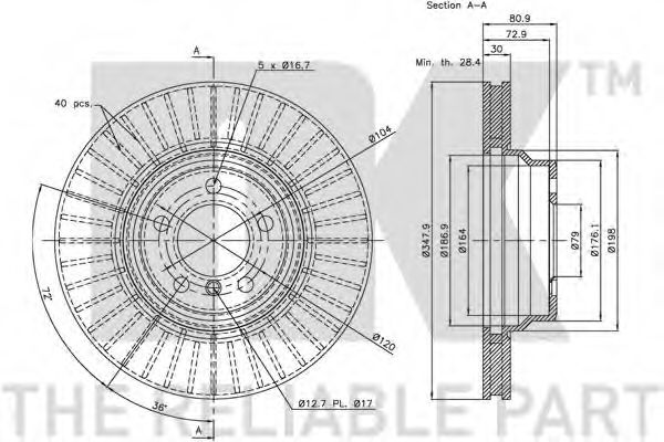 Disc frana 3