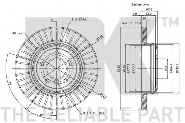 Disc frana 3