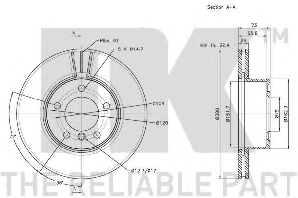 Disc frana 3