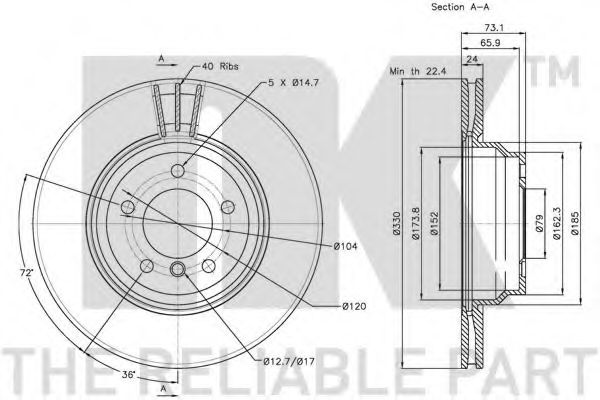 Disc frana 3