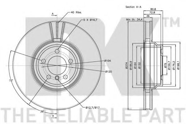 Disc frana 3