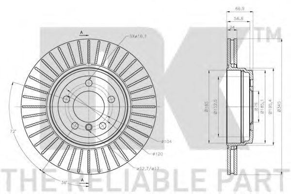Disc frana 3