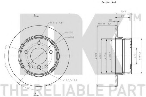 Disc frana 3