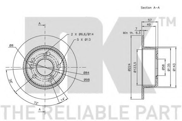 Disc frana 2