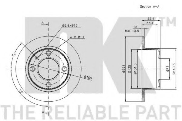 Disc frana 2
