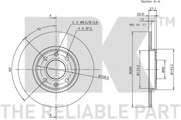 Disc frana 3