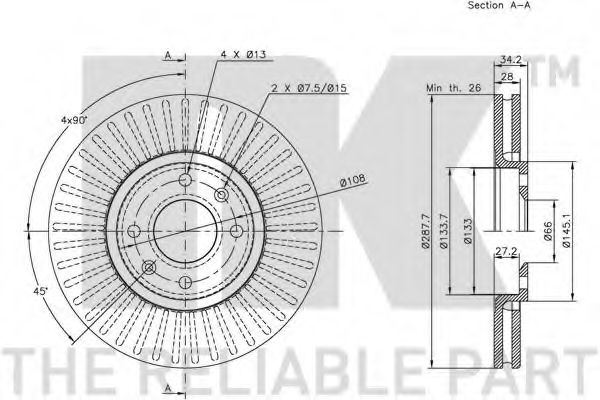 Disc frana 3