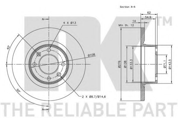 Disc frana 3