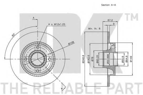 Disc frana 3