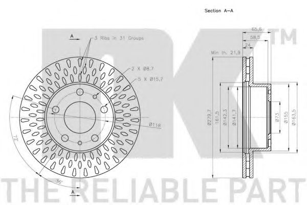 Disc frana 3