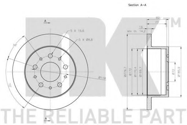 Disc frana 3