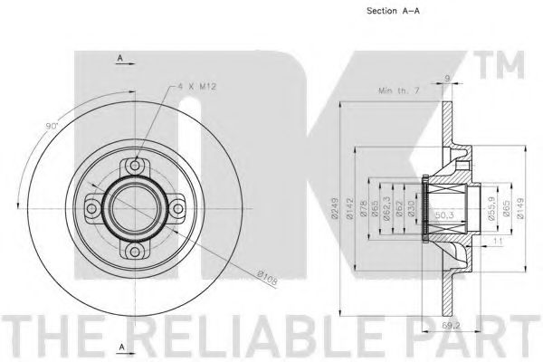 Disc frana 3