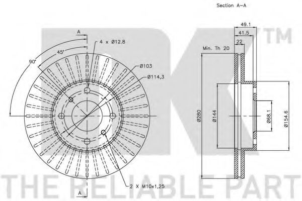 Disc frana 3