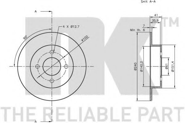 Disc frana 3