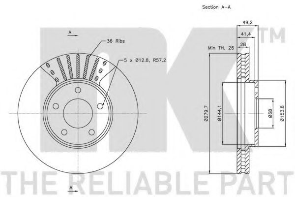 Disc frana 3