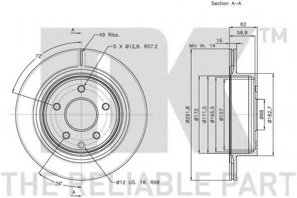 Disc frana 3